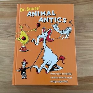 Dr. Seuss' Animal Antics Book - Orange Cover